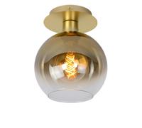 Lucide 'MARIUS' Dimmable Stylish Retro Indoor LED Flush Ceiling Light 1xE27 Lucide Gold One Size