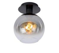 Lucide Marius ceiling lamp glass lampshades black 1-bulb