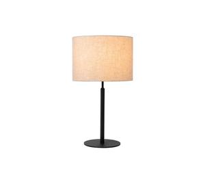Lucide Maya Single Light Table Lamp In Cream Finish