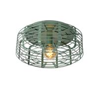 Lucide Melopee 45cm Flush Ceiling Light - Turquoise