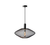 Lucide Mesh Large Oval Ceiling Pendant Light - Black