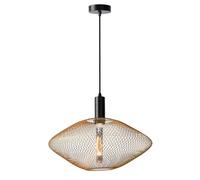 Lucide MESH - Pendant Light - 45 cm - 1xE27 - Matt Gold/Brass