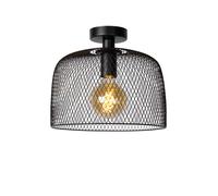 Lucide Mesh Semi-Flush Ceiling Light - Black