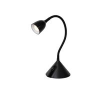 Lucide Milo LED Desk Lamp In Black Finish