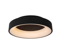 Lucide 'MIRAGE' Dimmable Stylish Indoor Decorative LED Flush Ceiling Light in Black Lucide Black