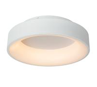 Lucide 'MIRAGE' Dimmable Stylish Indoor Decorative LED Flush Ceiling Light in White Lucide White
