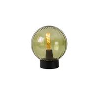 Lucide Monsaraz Single Light Table Lamp In Green Finish