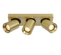 Lucide 'NIGEL' Dimmable Indoor Stylish Decor LED Ceiling Spotlight Bar GU10 in Gold Lucide Gold