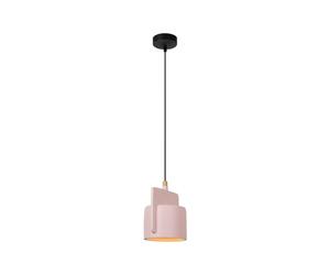 Lucide Ninja Single Light Ceiling Pendant - Pink