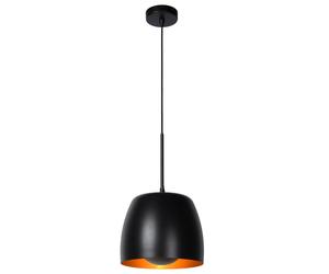 Lucide 'NOLAN' Dimmable Stylish Adjustable Classic Indoor Pendant Light 1xE27 in Black Lucide Black