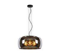 Lucide 'OLIVIA' Dimmable Adjustable Indoor Stylish Modern Pendant Light 3xE27 in Grey Lucide Grey