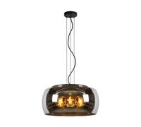 Lucide 'OLIVIA' Dimmable Adjustable Indoor Stylish Modern Pendant Light 3xE27 in Grey Lucide Grey
