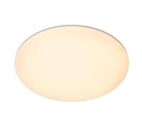 LUCIDE Olson - Flush Ceiling Light Bathroom - Ø 35 cm - LED - CCT - 1x36W 3000K/6500K - IP44 - Opal