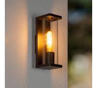 Lucide Outdoor wall light Sligo, black, height 27.8 cm, IP54