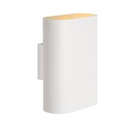 Lucide 'OVALIS' Dimmable Stylish Decorative Mountable Indoor Wall Lamp 2xE14 in White Lucide White