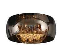 Lucide Pearl Modern Flush Ceiling Light 50Cm - 6Xg9 - Chrome