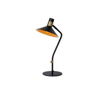 Lucide Pepijn Touch Desk Lamp - Black & Gold