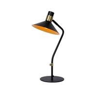 Lucide Pepijn Touch Desk Lamp - Black & Gold