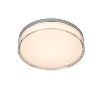 LUCIDE Plano - Flush Ceiling Light Bathroom - Ø 28 cm - LED Dim. - CCT - 1x16W 2700K/4000K - IP44 - Opal