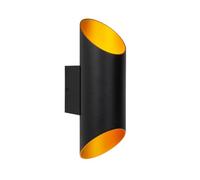 Lucide Quirijn Modern Up Down Wall Light - 10Cm - 1Xg9 - Black, Black
