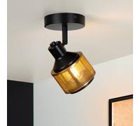 Lucide Rafa Ceiling Spotlight - Black
