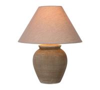 Lucide Ramzi Ceramic Large Table Lamp Brown