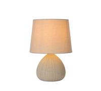 Lucide Ramzi Ceramic Table Lamp - Cream