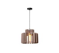 Lucide Rollo 400 Single Light Ceiling Pendant - Taupe