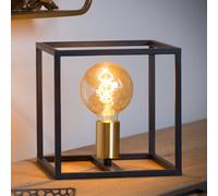 Lucide Ruben table lamp, black, height 22 cm, metal