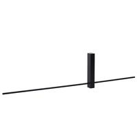 Lucide 'SEGIN' Non Dimmable Stylish Mountable Indoor Decor LED Wall Light in Black Lucide Black