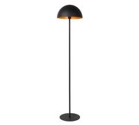 Lucide 'SIEMON' Non Dimmable Indoor Stylish Free Standing Floor Lamp 1xE27 in Black Lucide Black