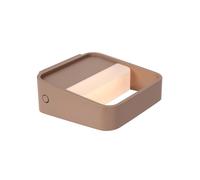 Lucide Silvi LED USB Rechargeable Touch Flush Light - Rust Brown