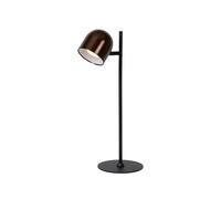 Lucide Skanska Rech LED USB Rechargeable Touch Desk Lamp - Dark Brown