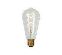 LUCIDE ST64 - Glühfadenlampe - Ø 6,4 cm - LED Dim. - E27-1x4,9W 2700K - Transparent