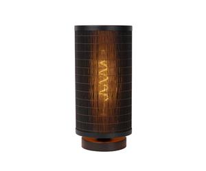 Lucide Tagalog Single Light Table Lamp In Black Finish