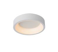 Lucide Talowe 30 Halo LED Flush Ceiling Fitting In White Finish