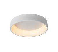 Lucide Talowe 60 Halo LED Flush Ceiling Fitting In White Finish