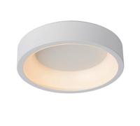 Lucide Talowe Led Modern Flush Ceiling Light 30Cm - Led Dim. - 1X20W 3000K - White