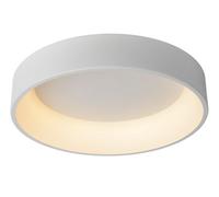 Lucide Talowe Led Modern Flush Ceiling Light 60Cm - Led Dim. - 1X42W 3000K - White