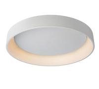 Lucide Talowe Led Modern Flush Ceiling Light 80Cm - Led Dim. - 1X80W 3000K - White - Special Offer