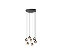 Lucide Tamino Pendant Light 52Cm Led Dim. 3000K - Black, Grey