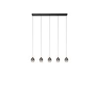 Lucide Tamino LED Bar Ceiling Pendant Light - Smoked Glass
