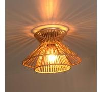 Lucide Tasman ceiling light, Ø 32 cm, natural colour, paper