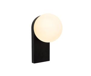 Lucide Tassa 218 LED Glass Flush Light - Black