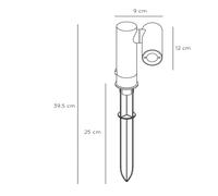 Lucide Tatum LED Garden Stake Spotlight - Anthracite