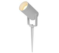 Lucide 'TAYLOR' Dimmable Outdoor Tiltable Spike Garden Spotlight 1xGU10 in White Lucide White