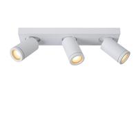 Lucide Taylor - Ceiling Spotlight Bathroom - LED Dim to Warm - GU10 - 3x5W 2200K/3000K - IP44 - White
