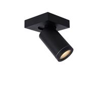 Lucide Taylor Modern Ceiling Spotlight Bathroom - Led Dim To Warm - Gu10 - 1X5W 2200K/3000K - Ip44 - Black