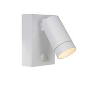 Taylor Modern Wall Spotlight Outdoor PIR Sensor White IP54 - White / 10cm