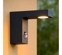 Lucide Texas LED outdoor wall light with a motion sensor